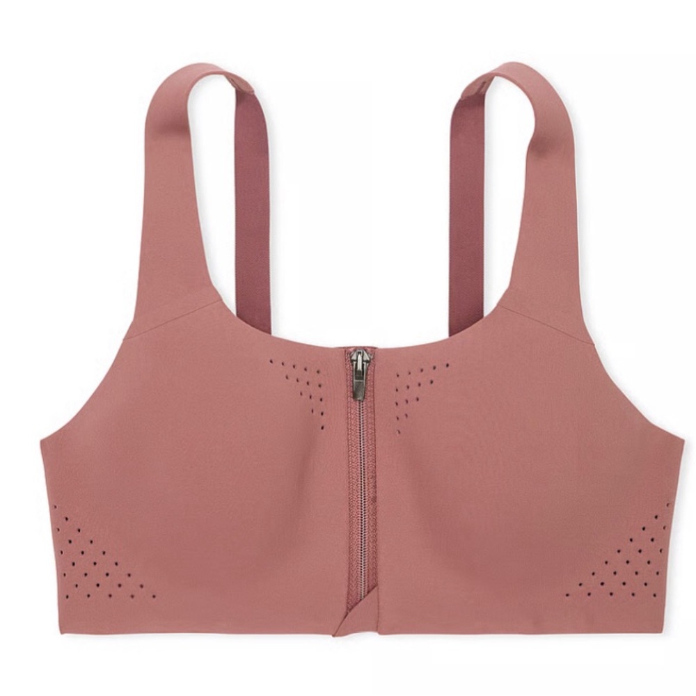 Victoria Secret nwt Front-Zip Comfort Bra in Dusty Rose - 34B - Picture 3 of 6